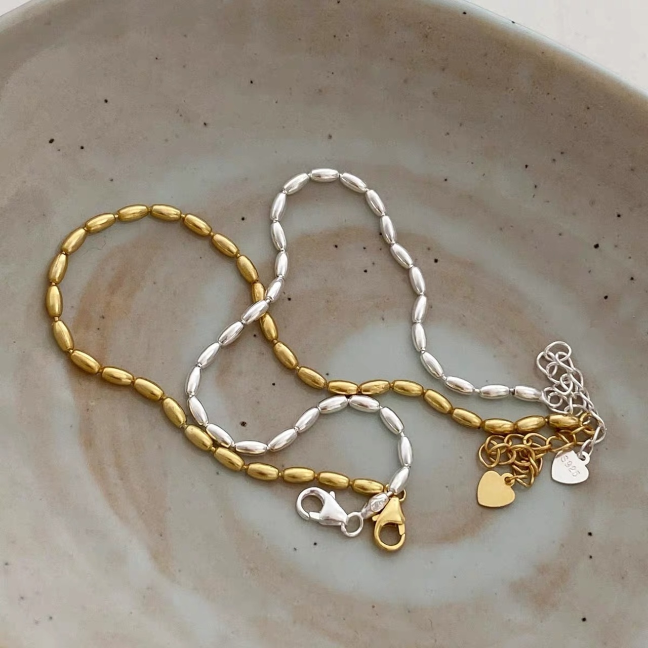 S925 mini tsubu bracelet  (B224-2)