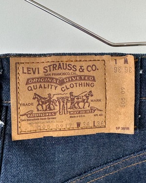 -Levi's- Vintage 80s W36L36 505 Denim Pants made in USA