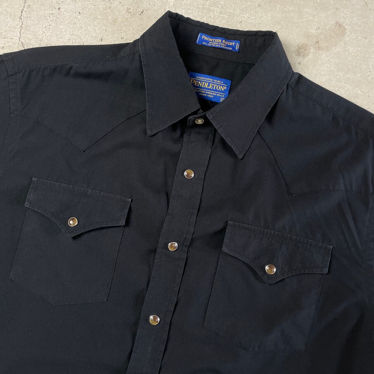 PENDLETON ペンドルトン FRONTIER SHIRT 半袖ウエスタンシャツ メンズL