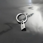 THIN HOOP raised by wolves [LARGE] with PADLOCK / レイズド・バイ・ウルヴス シンフープ・L ウィズ パドロック