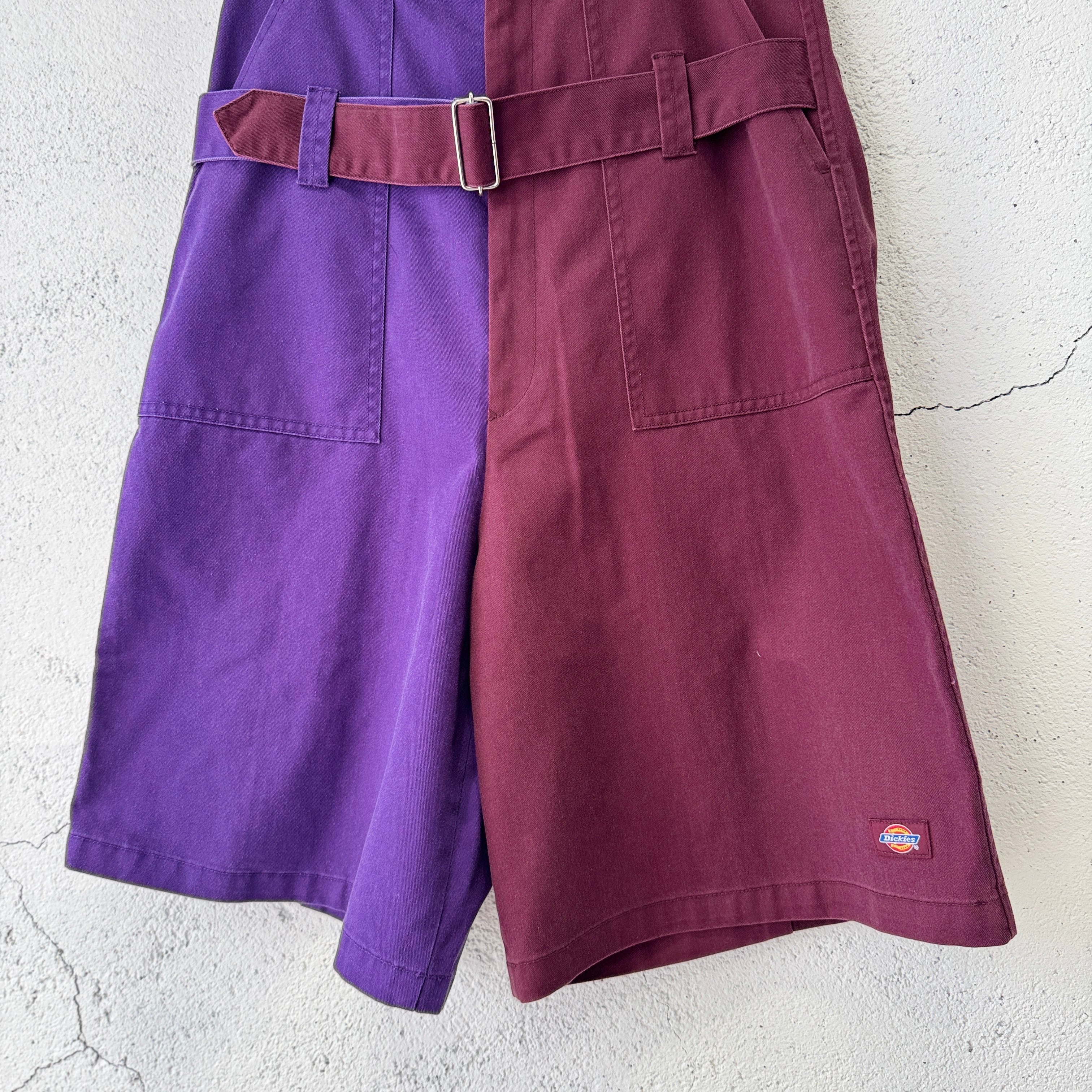KIDILL / DICKIES BONDAGE SHORT PANTS / MAROON × MID PURPLE | ふぁいん