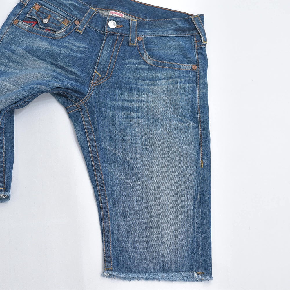 00s～ USA製 True Religion トゥルーレリジョン カットオフ デザイン