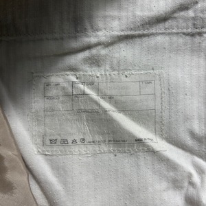 HERMES wide tucked chino pants