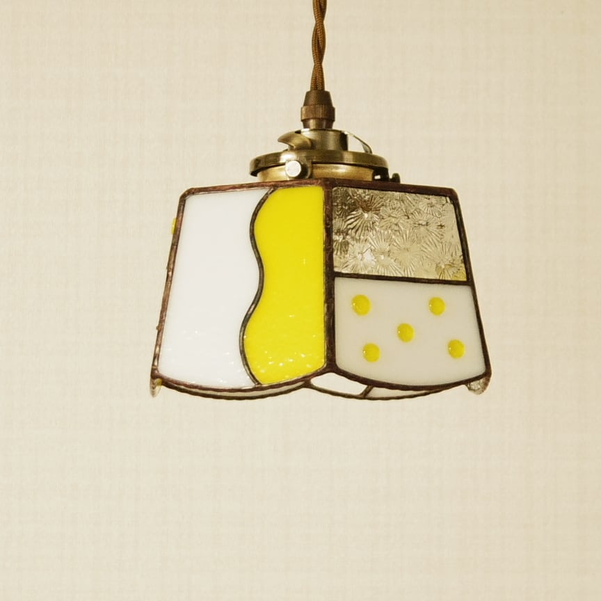 ランプシェード   美品 ふたば工房 井筒佳幸 木製ランプシェードφ24cm コード長80cm LED