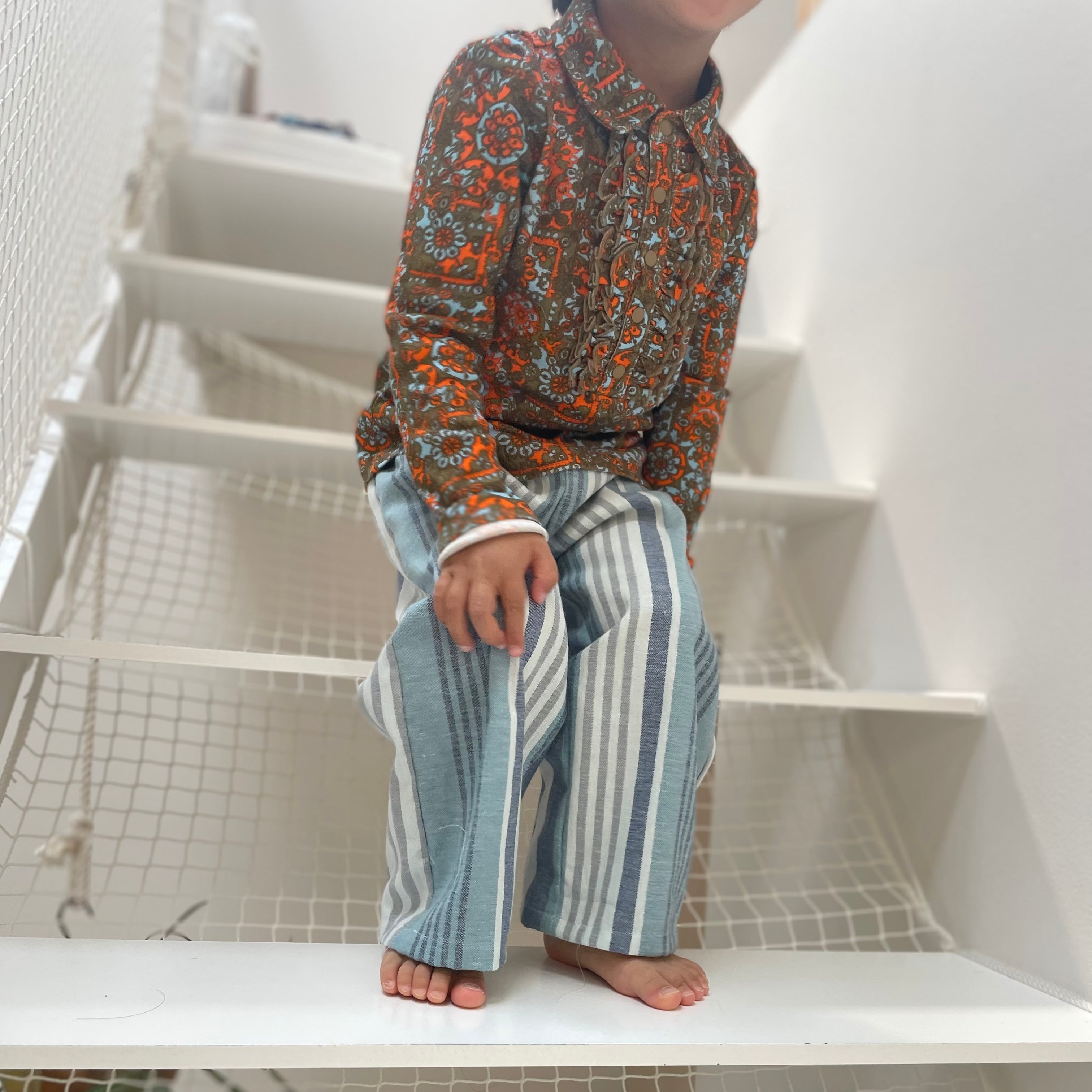 blue stripe pants | worzoi