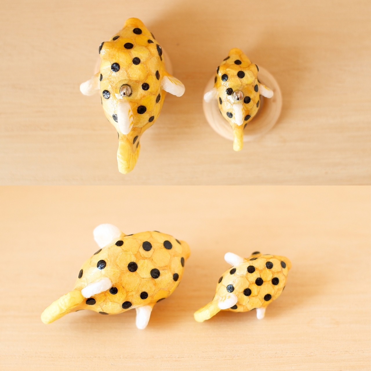 和紙小物/アクセサリー『ハコフグ（幼魚）』