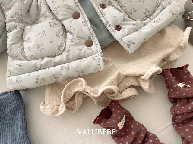 【予約/特典】valu bebe / golden ruffle shorts