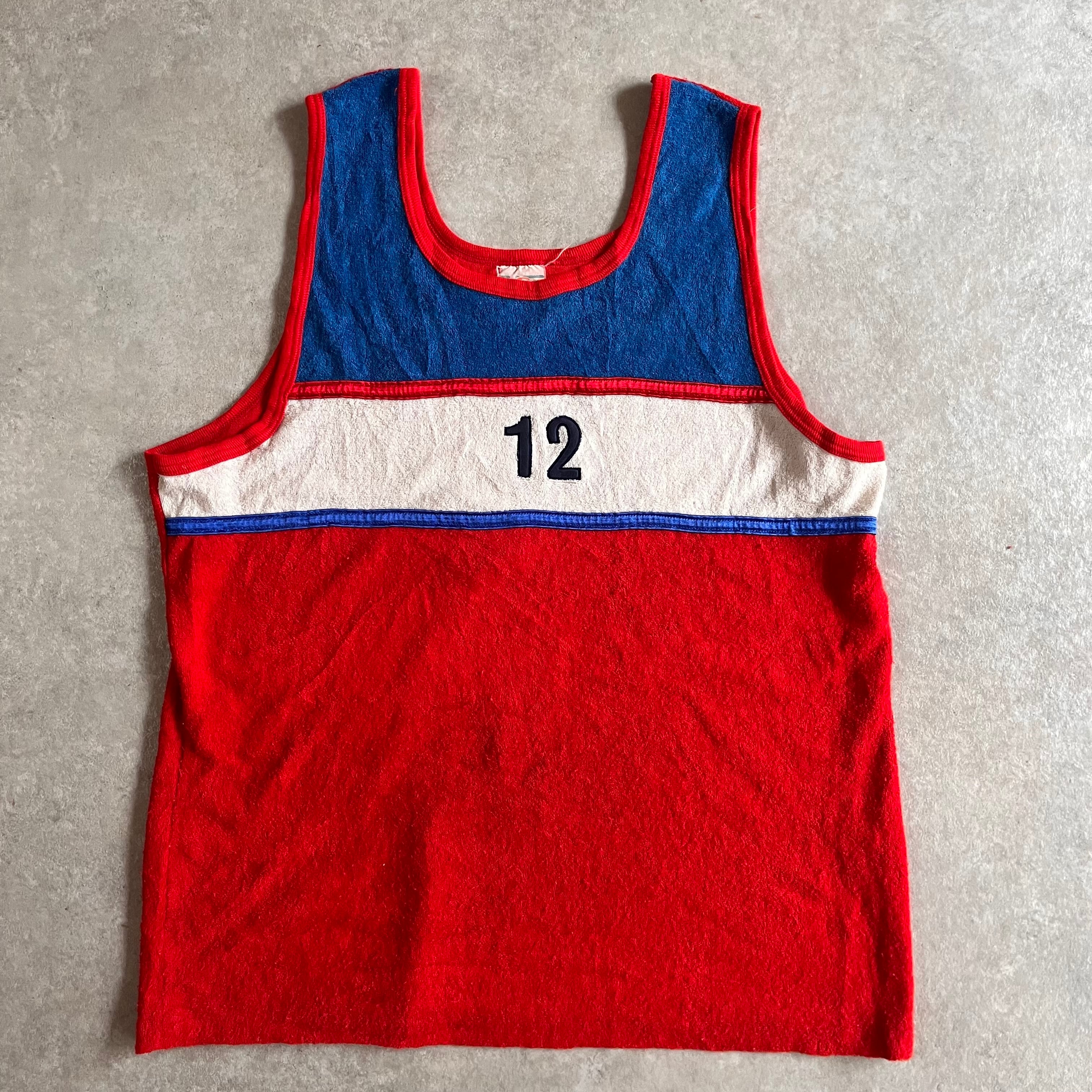 1970s Sears Pile Tank Top M