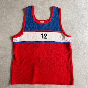 1970s Sears Pile Tank Top M