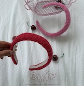 【取寄】CHIP ボンボンヘアバンド|秋服|韓国子供服|26/AT