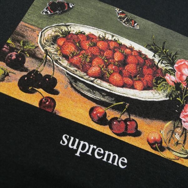 Supreme Strawberries Tee 23SS 黒