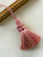 HOULES ウレス社 キータッセル グランドロジーヌ GRANDE ROSINE フランス ピンク カルトナージュ チャーム インテリアタッセル