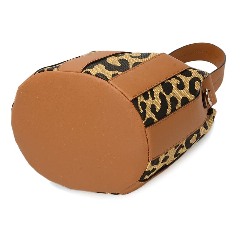 【SELECT】ヒョウ柄 ハンド・ショルダー 2WAYバッグ