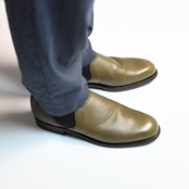 OLD JOE / "The Gardner" ARTISAN LEATHER SIDE-GORE SHOES