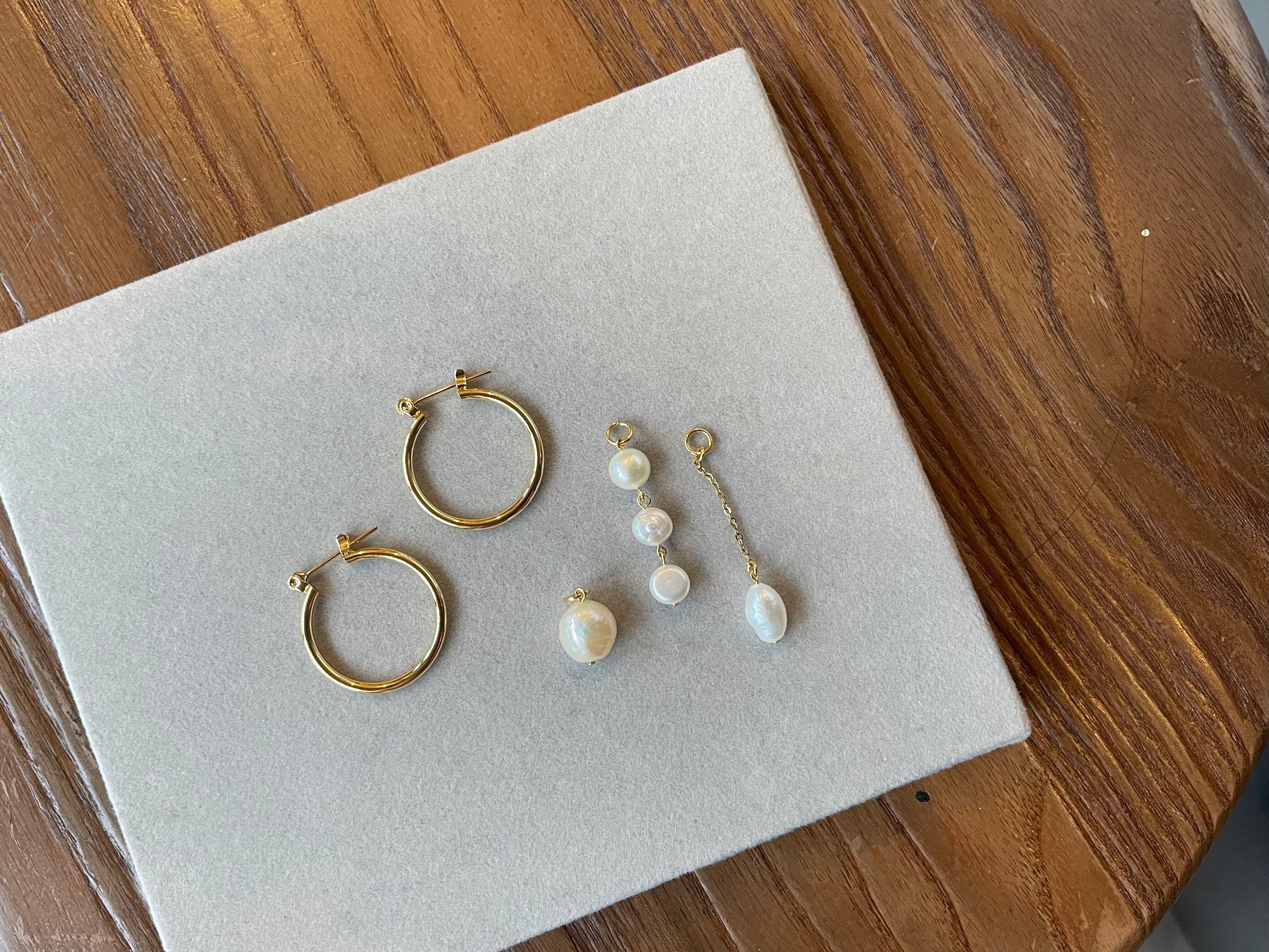 【 PURE 】manyway hoop pierce