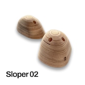 【木製クライミングホールド】SYMMETRIC SLOPER-2 6P