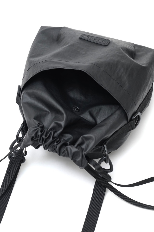 BAICYCLON BCL-158 CORDURA NYLON 2WAY DRAWSTRING BAG 100/210D CORDURA NYLON TWILL PU FACE COATING BAICYCLON by Bagjack バイシクロン 26AW 2WAY 巾着バッグ