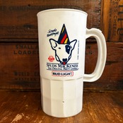 1986 BUD LIGHT バドライト スパッズ・マッケンジー ヴィンテージ プラスチックマグ Spuds MacKenzie Plastic Mug Z-1019