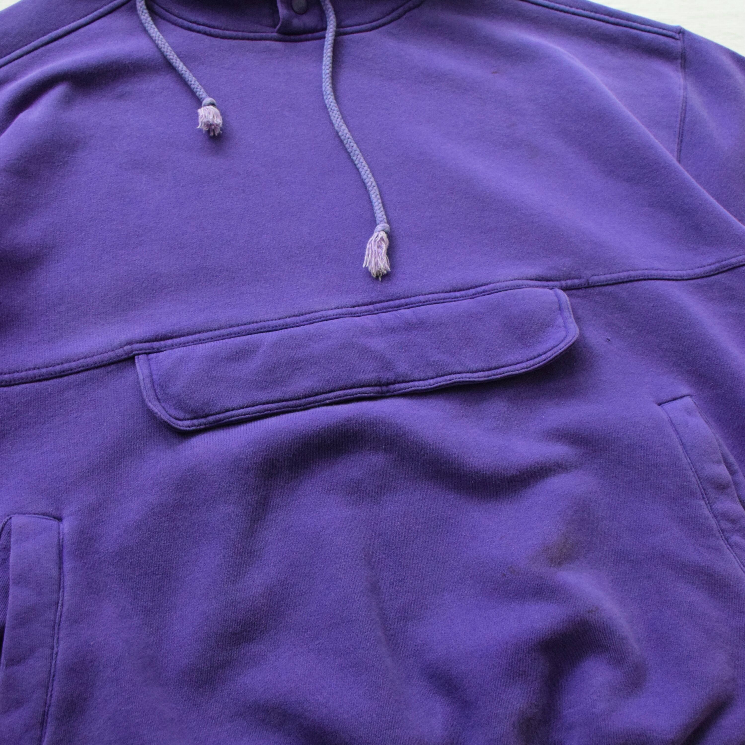 90's GAP スウェット アノラック パーカー メンズ XL パープル