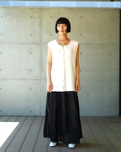 METHO - Through fit No sleeves : Black:long