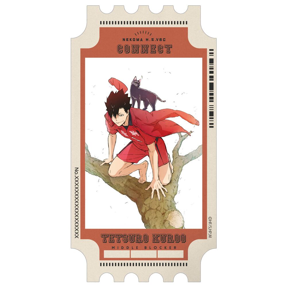 ハイキュー!! 描き下ろし 黒尾鉄朗 ステッカー