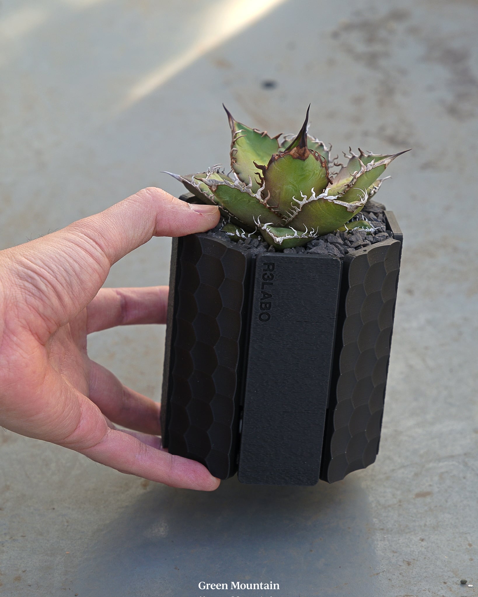 八角スリット鉢 LOW | R3LABO