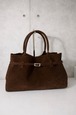 【２つのストーン付き】【モテ】エスプレッソオフィスバッグ (vintage)*