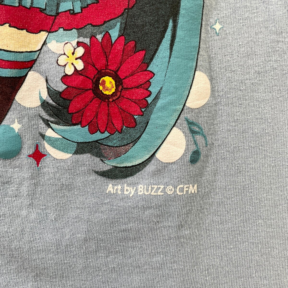 初音ミク キャラクタープリントTシャツ メンズXL 古着 ボーカロイド