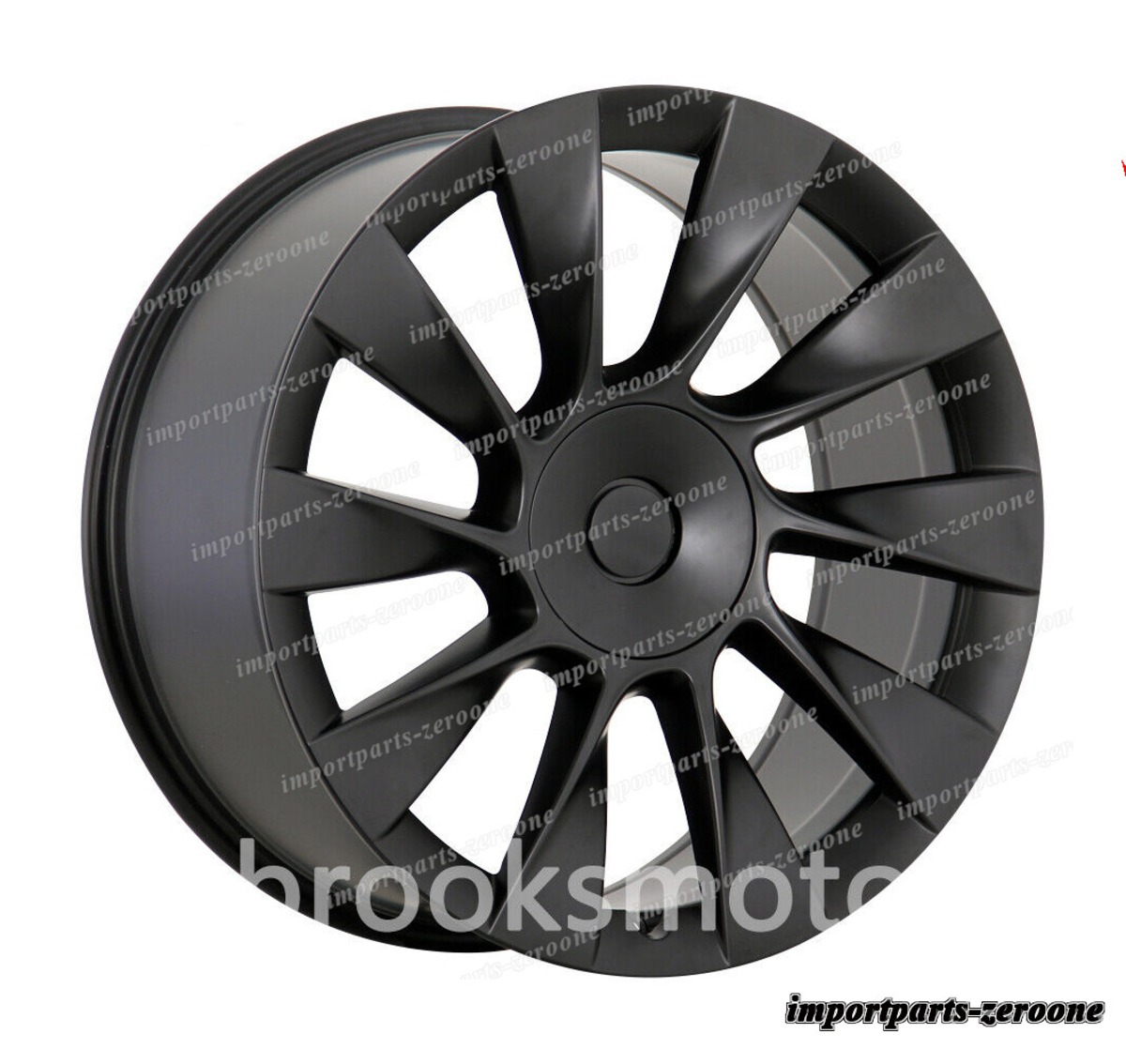 20インチ ニュースタイルサテンブラックホイール テスラ モデルy 20x9 
