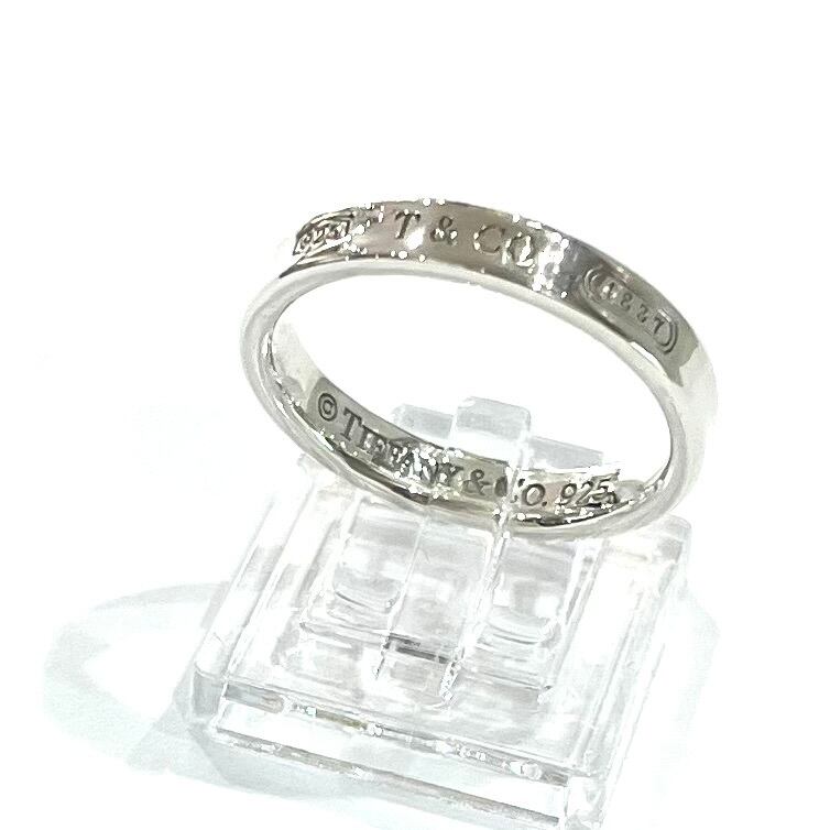 TIFFANY&CO】 【21号 】2388 細T&CO ナローシルバー925ヴィンテージ
