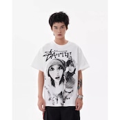 ストリート Battleプリント Tシャツ T920