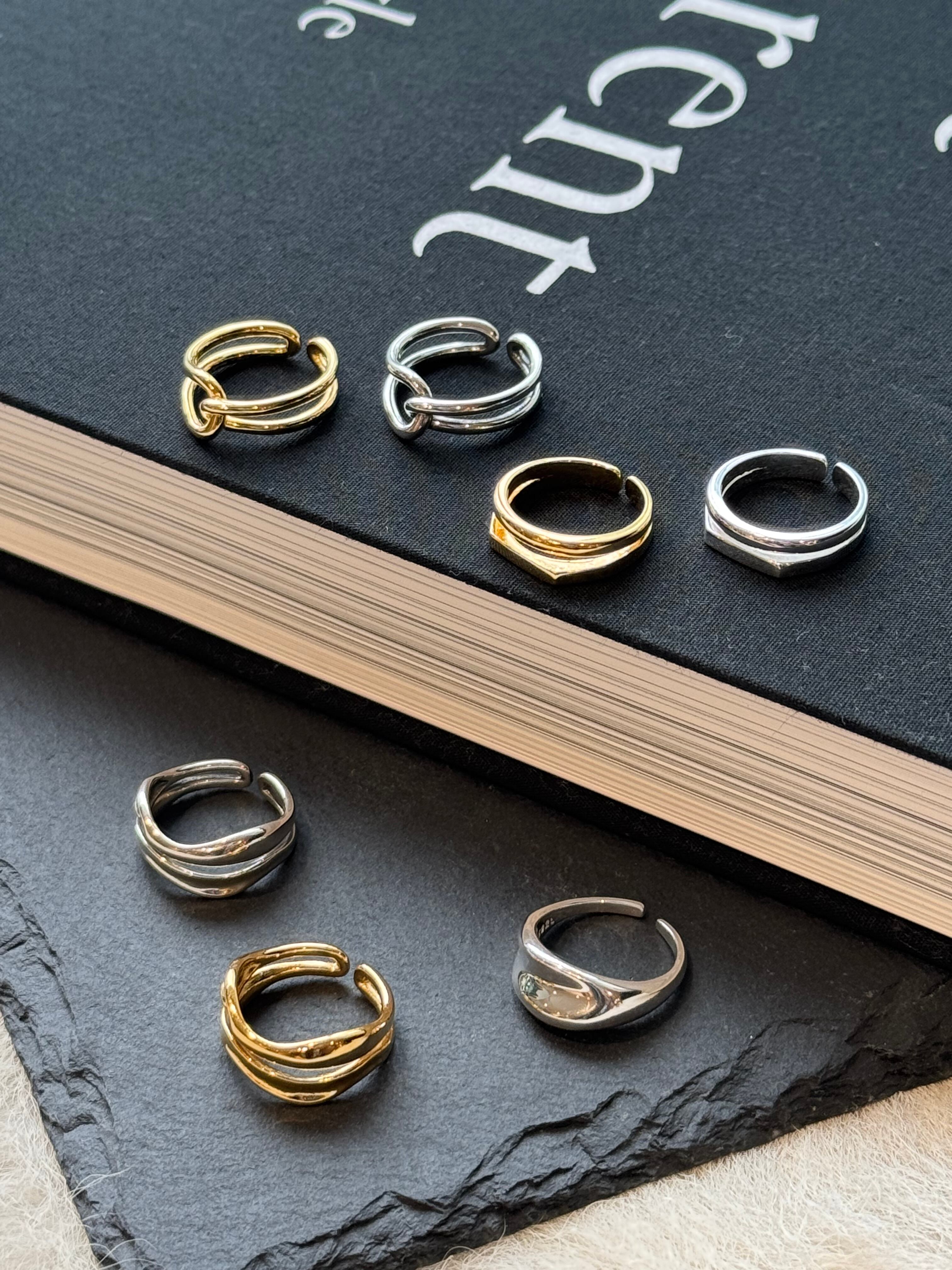 silver925 pinkie ring