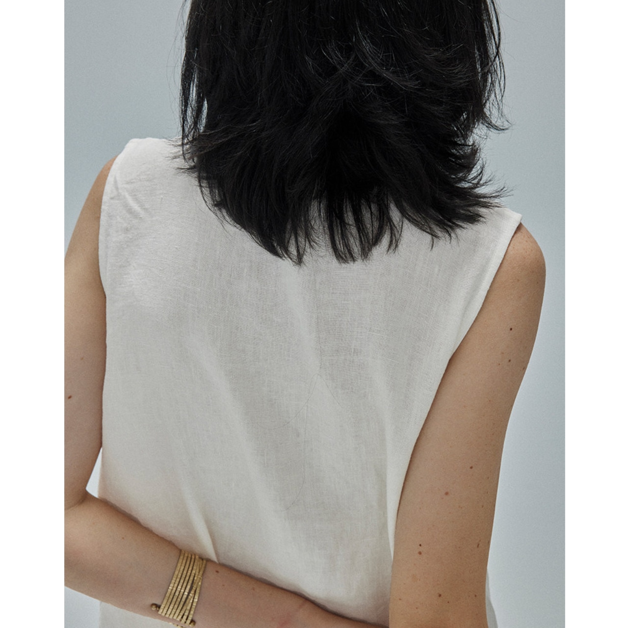 Fringe-Trimmed Maxi Sleeveless Dress T4335