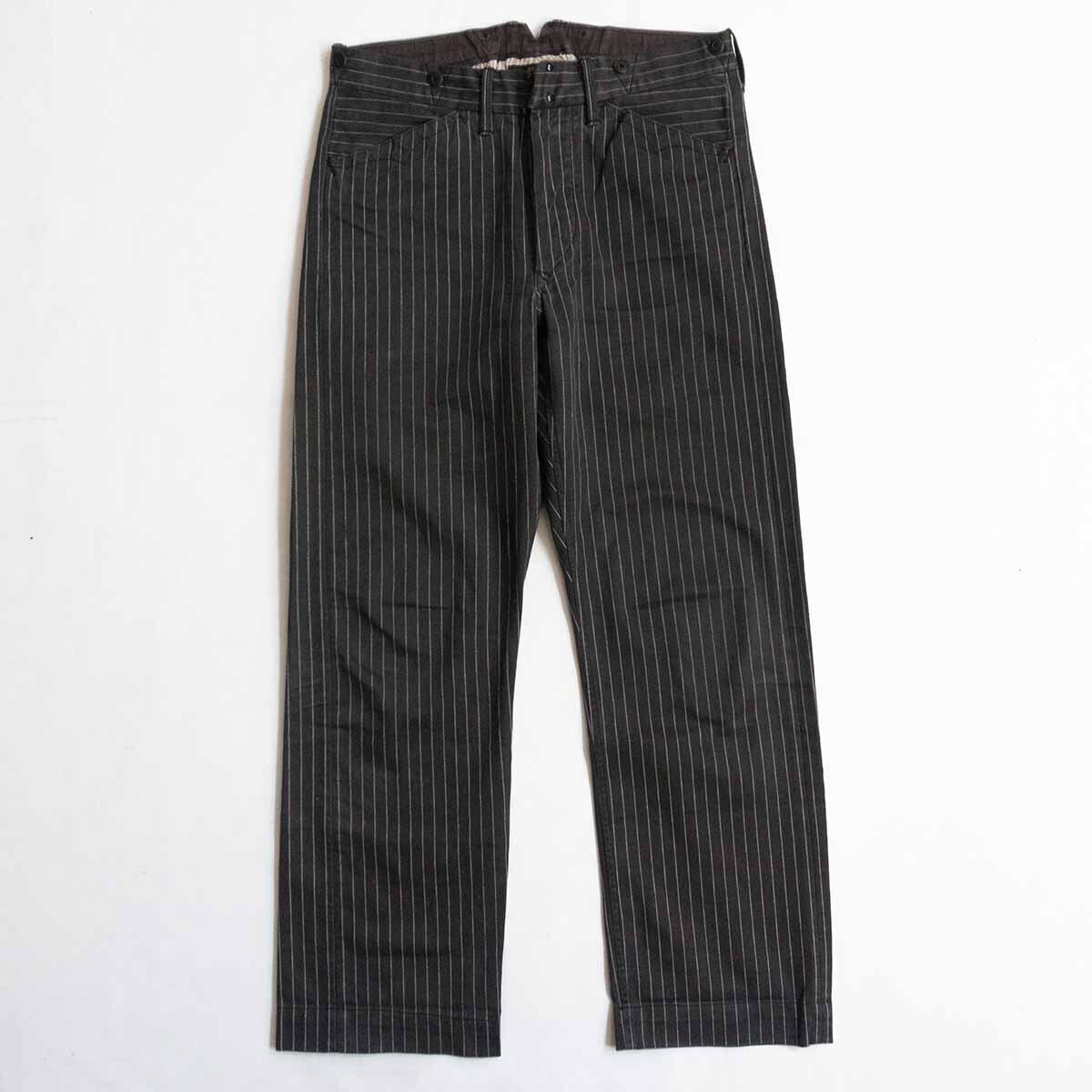 名作 RRL ウォバッシュ ストライプ バックルバック トラウザーパンツ 30