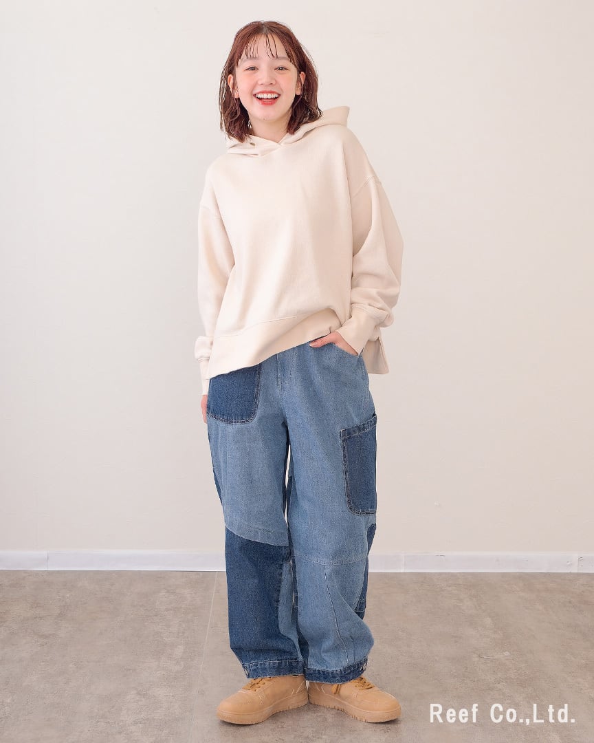 リビルドパッチポケットデニムパンツ】 ST-223742 Brand