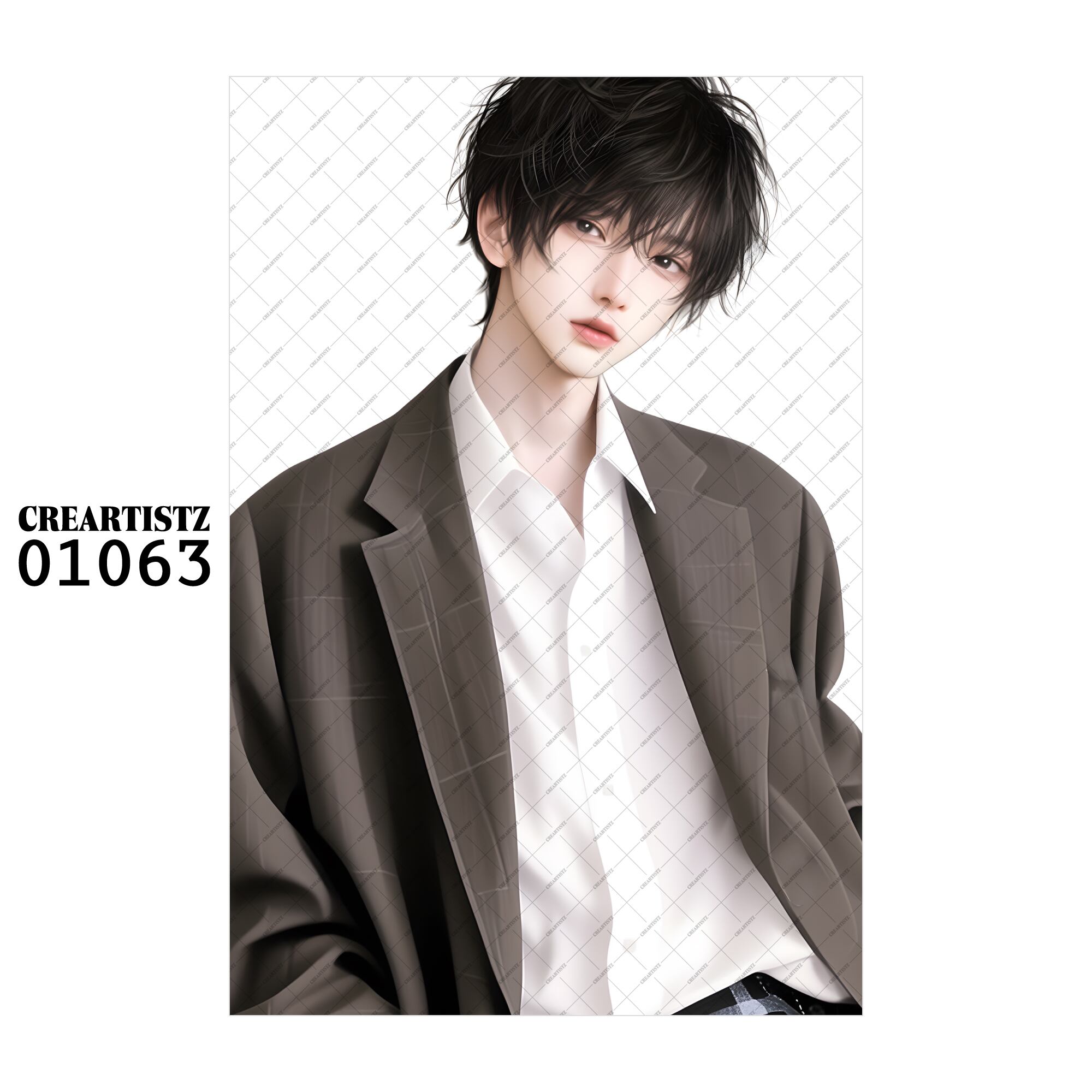 01063 ボーイ クール オリジナル ペーパー/ステッカー 4枚セット CREARTISTZ