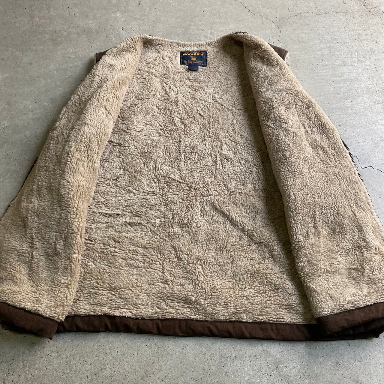90年代 WOOLRICH ウールリッチ ボアライナー ワークベスト 90年代 WOOLRICH ウールリッチ ボアライナー ワークベスト