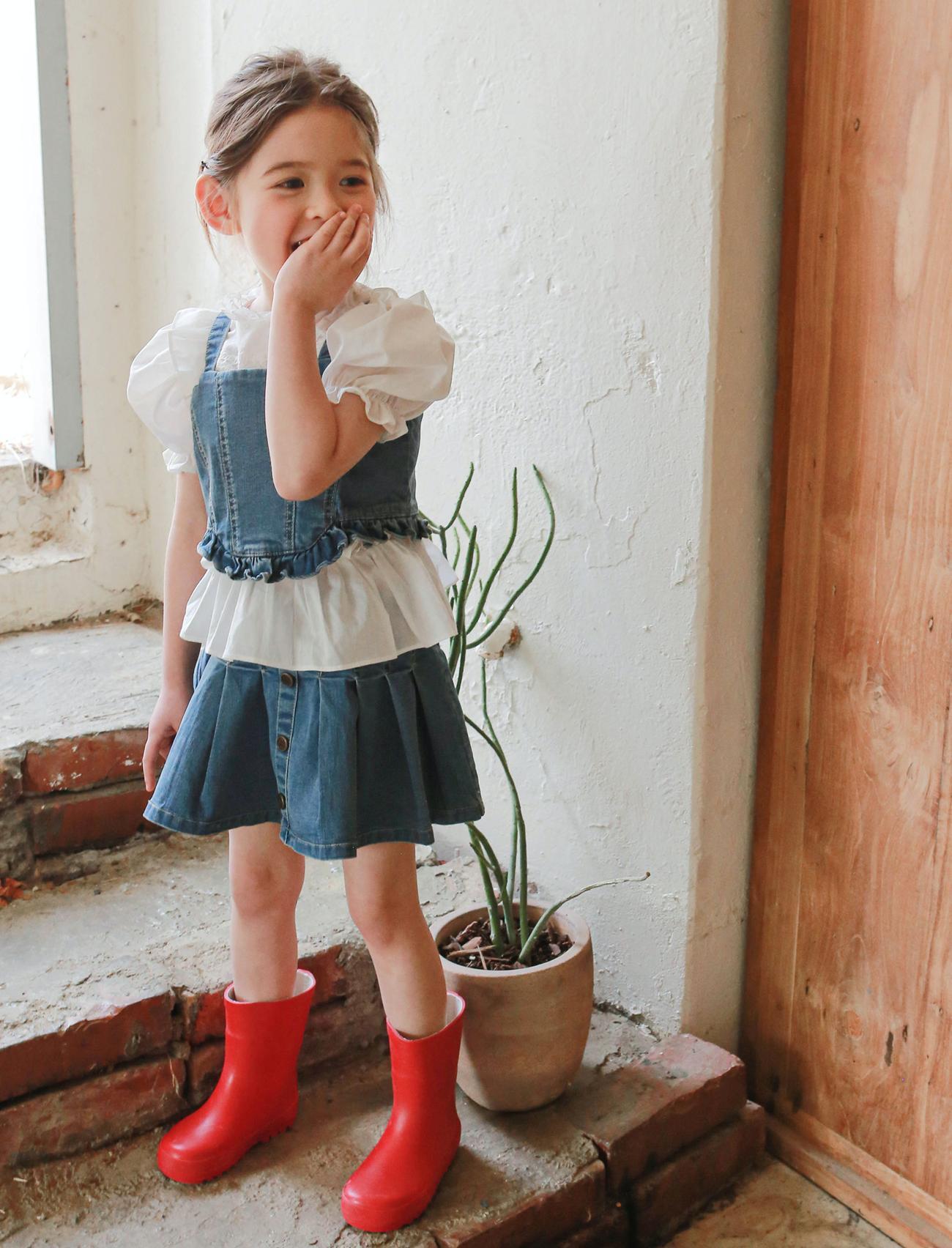 sold out» flo ロシャデニムビスチェ rosha denim bustier 2colors