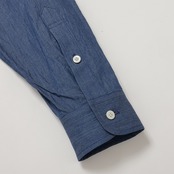 PERSONAL MATTERS  PROJECT N°09 INDIGO DYE COTTON TWILL SHIRT