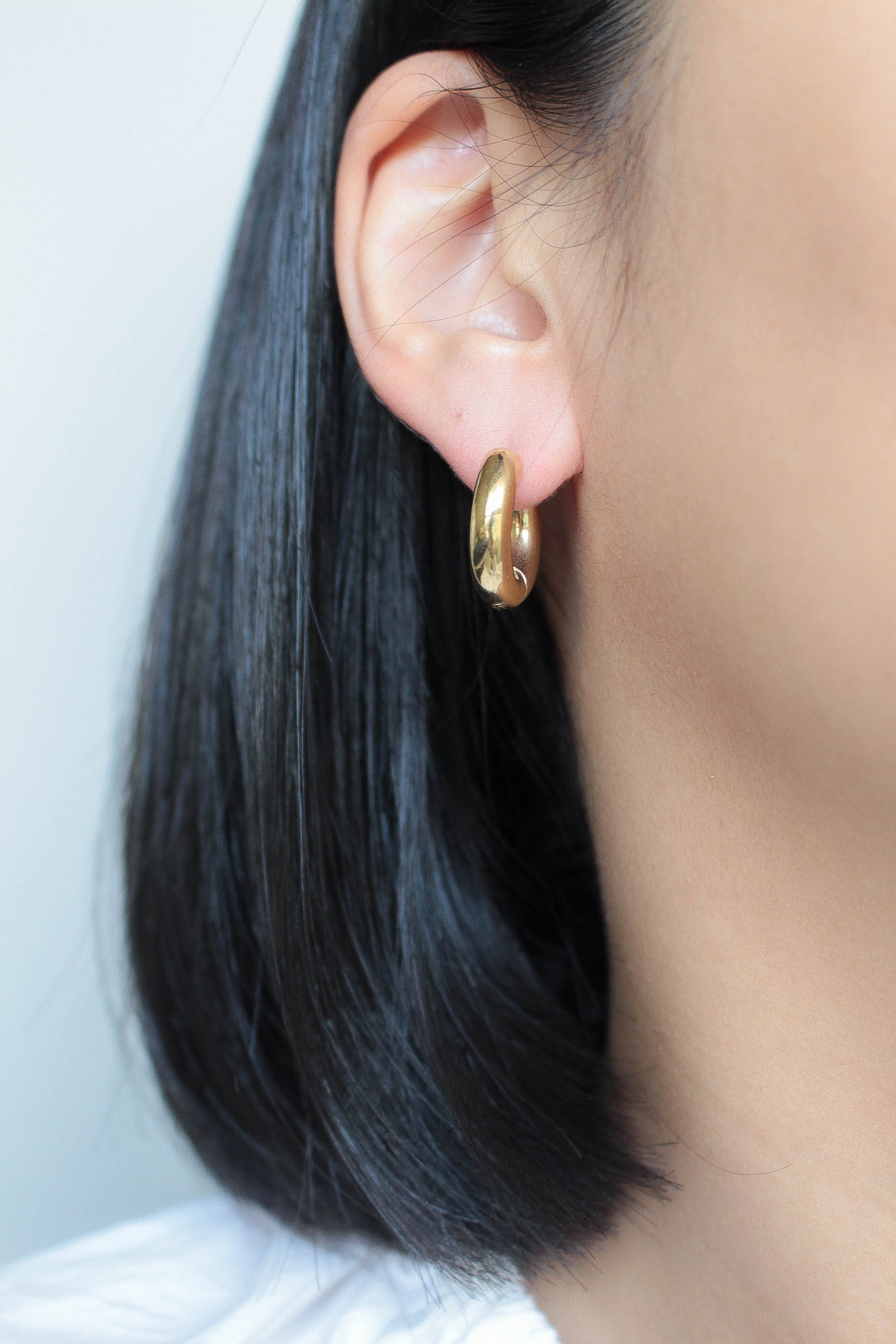 Chubby Hoop Pierce | ebine(エビネ)|金属アレルギー対応アクセサリー