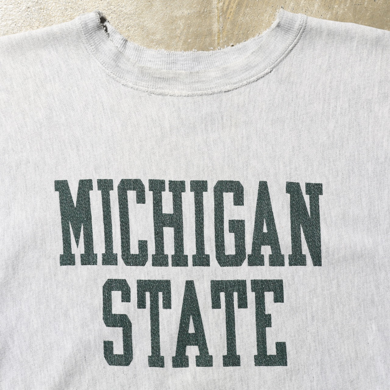 L 90s USA 染み込みプリント Reverse Weave Champion リバースウィーブ