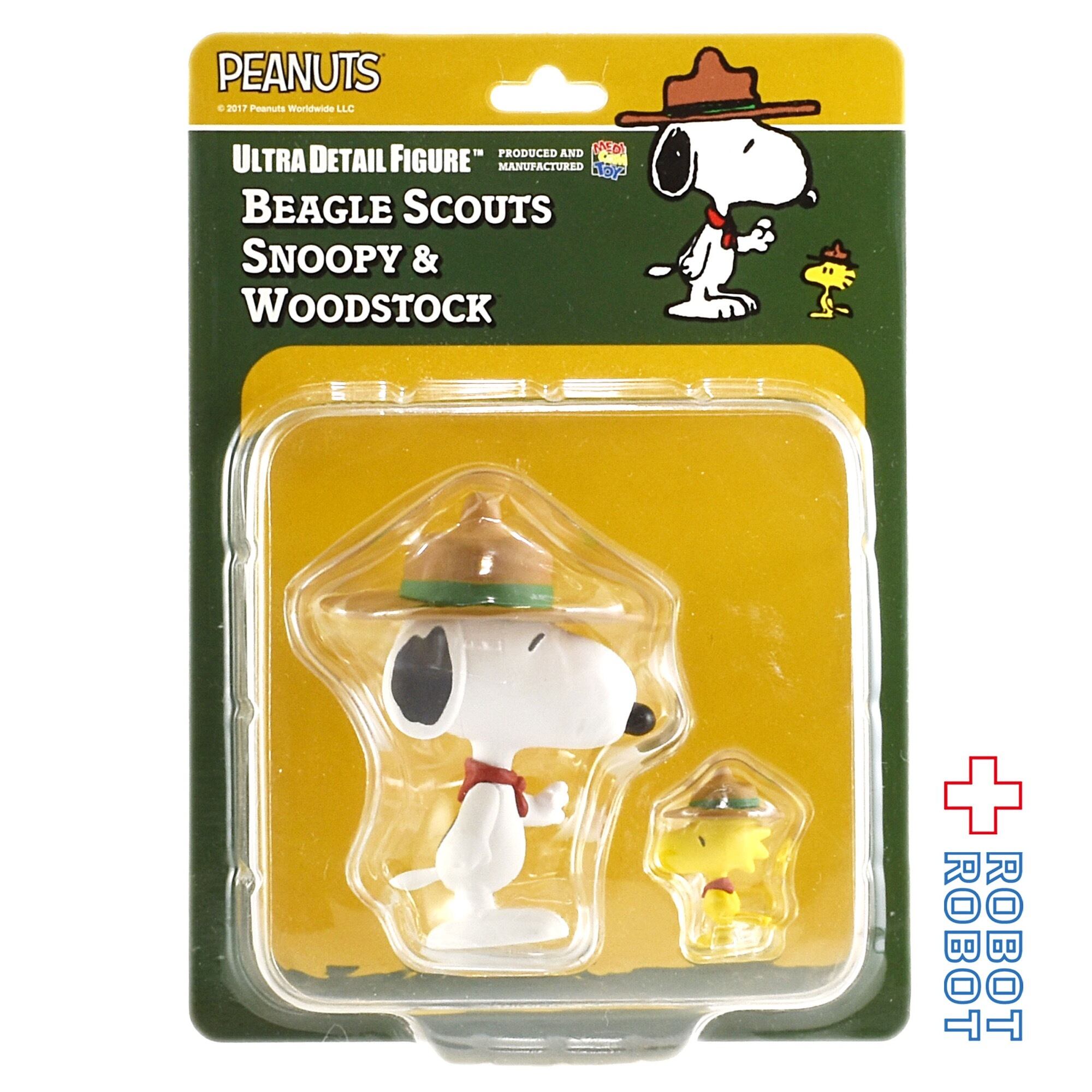スヌーピー ウッドストック メディコムトイ フィギュア ビーグルスカウト メディコム UDF ピーナッツ ビーグル・スカウト スヌーピー ＆ ウッド