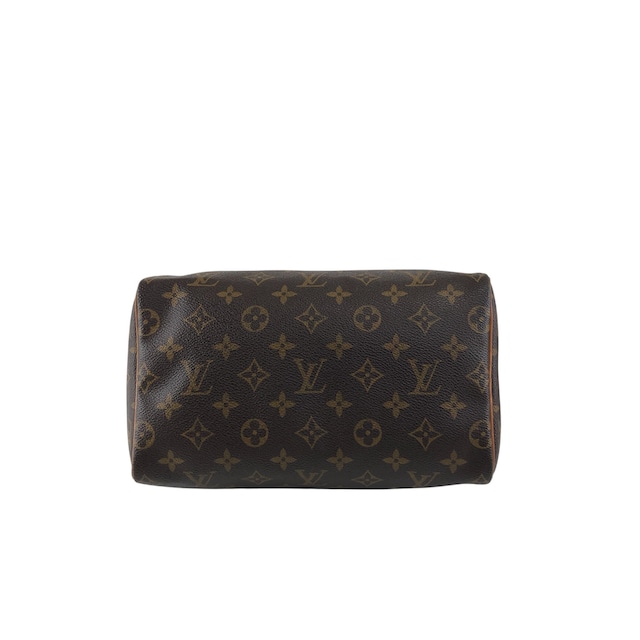 LOUIS VUITTON ルイヴィトン モノグラム ハンドバッグ ブラウン PVC レザー スピーディ25 ミニボストン vintage ヴィンテージ オールド szn2aw