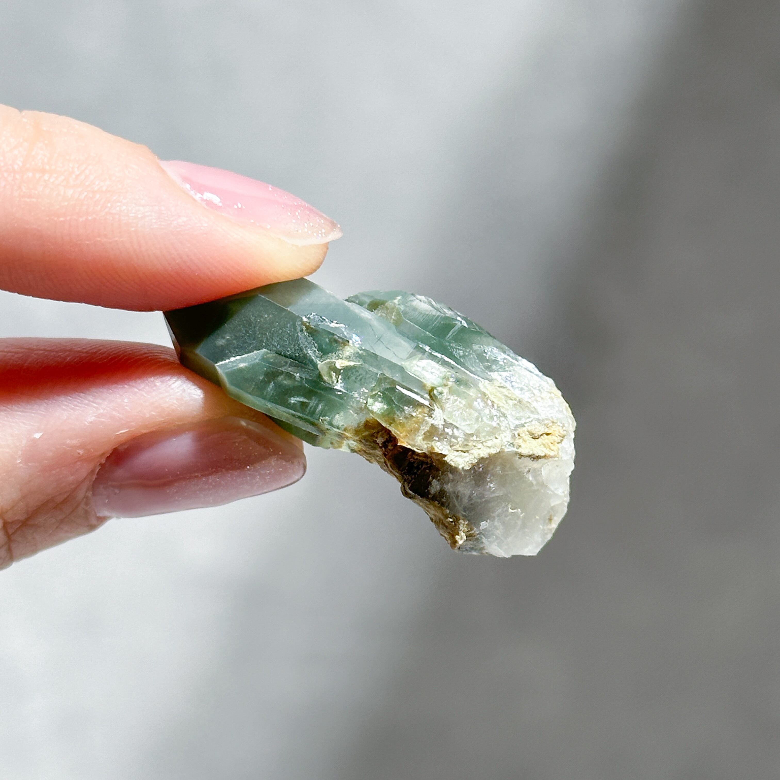 コロンビアン産クローライトインクォーツ01◇ Chlorite in Quartz From