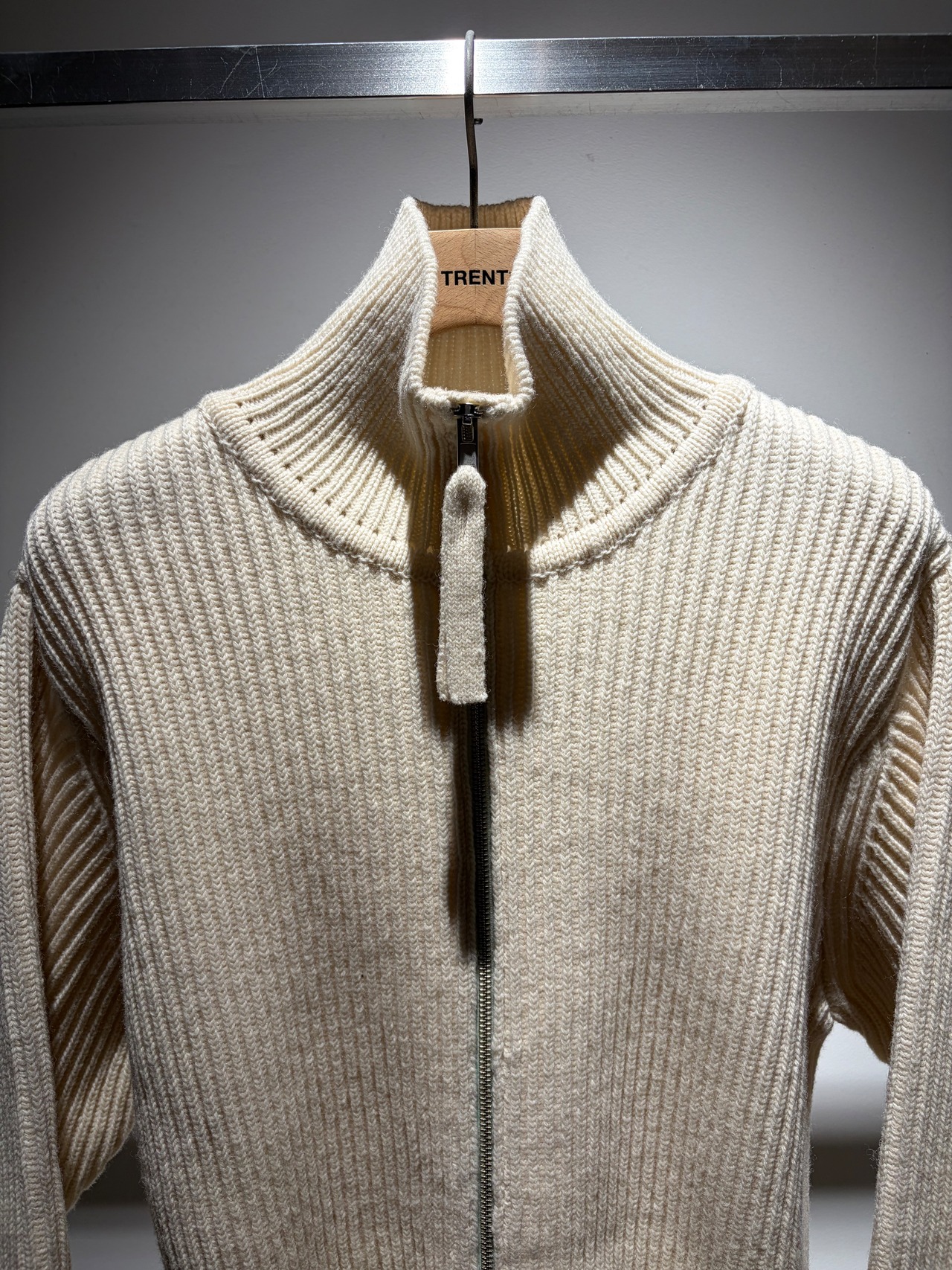 【24AW】 D-VEC(ディーベック) /FISHERMANS KNIT ZIP-UP JACKET / ニットジャケット - 3