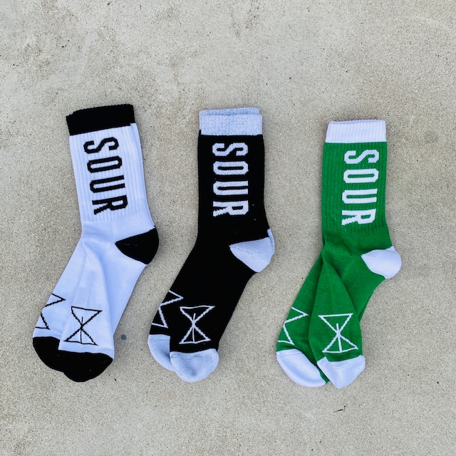 sour solution. socks