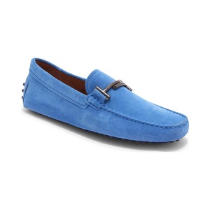 TOD'S トッズ メンズ ローファー スエード ネイビー