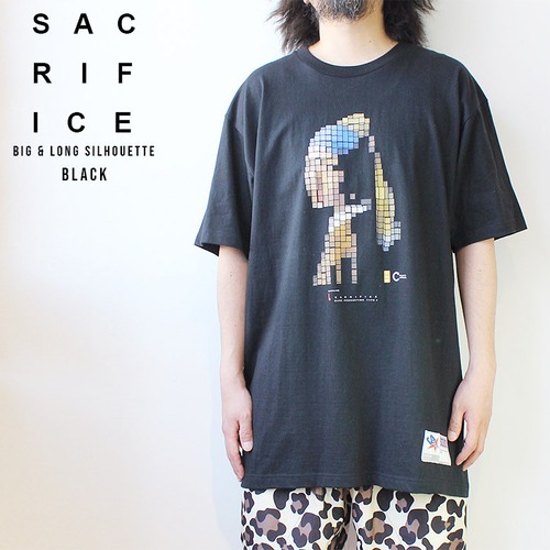 【sac-t021】Sacrifice サクリファイス 真珠の耳飾りの少女 大きいサイズ メンズ Tシャツ 半袖 Tシャツ M L XL 半袖Tシャツ モナリザ デザイン プリント かっこいい おしゃれ