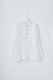 Original jacquard anorak hoodie