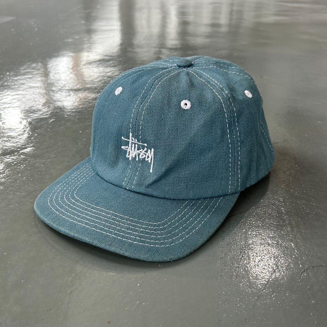 STUSSY ” denim jet cap ステューシー デニム ジェットキャップ 帽子 